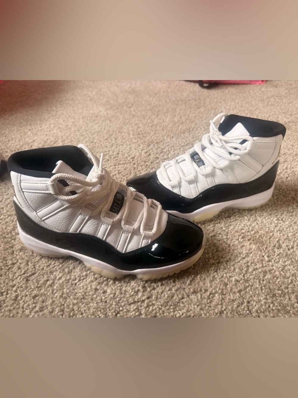 Jordan Men’s White and Black 11s
